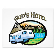 Gods Hotel Personalized Invite