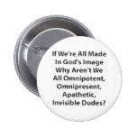 God's Image? Pinback Button