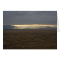 Gods light over Ngorongoro Crater cards
