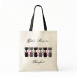 God's Love is Purrfect Tote Canvas Bag