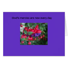 God's mercies are new... card
