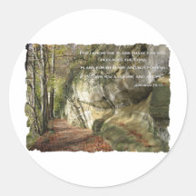 God's Plan To Prosper You Jeremiah 29:11 Round Stickers