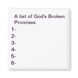 God's promises Magnet