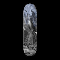 Gods Wisdom, chrisxian logo white skateboards