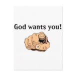 Godwantsyou Postcard