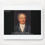 Goethe "Beautiful World" Quote Gifts Cards Etc Mousepads