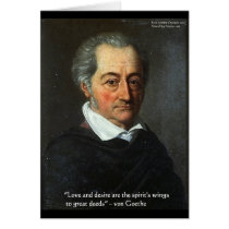 Goethe Love/Desire Graphic & Quote Gifts Tees Etc cards