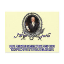 Goethe Quote on Freedom and Delusion Postcards