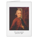 Goethe "We Are Shaped" Quote Greeting Card