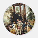 Goethe'S Family In Shepherd'S Dress By Seekatz Joh Refrigerator Magnet