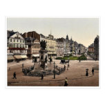 Goethe's Place and Goethe-Gutenburg Monument, Fran Postcard