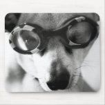goggled up pup mousepad