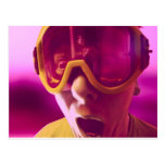 Goggles, Snowboarding Goggles Postcard