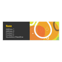 Gogo Abstract Profile Card Business Card