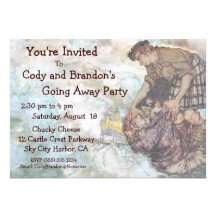 Going Away Party Invitation FairyTale Giant Packs