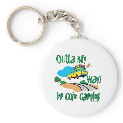 Going Camping Key Chains by TentsNTrees