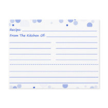 Going Dotty Blank Recipe Cards