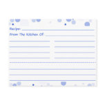 Going Dotty Blank Recipe Cards postcards
