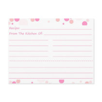 Going Dotty Blank Recipe Cards
