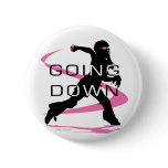 Going Down Pink Catcher Softball