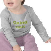 Going Galt Black Tee