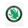 Going Green Alaska Frog Postcard