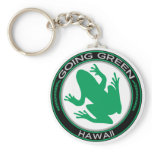Going Green Hawaii Frog Key Chain