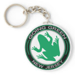 Going Green New Jersey Frog Keychains