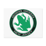 Going Green New Jersey Frog Postcards