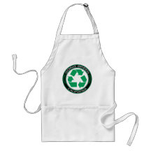 Going Green Recycle California Apron