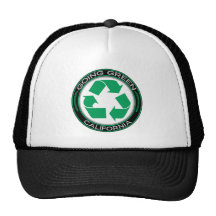 Going Green Recycle California Mesh Hats