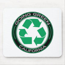 Going Green Recycle California Mouse Mats