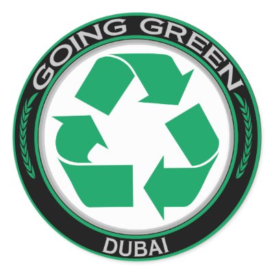 Going Green Recycle DUBAI Stickers by GoingGreenDubai