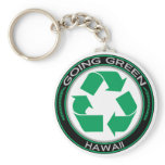 Going Green Recycle Hawaii Key Chain