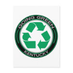 Going Green Recycle Kentucky Postcard