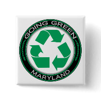 Going Green Recycle Maryland Pins