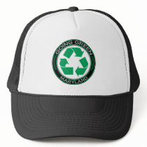 Going Green Recycle Maryland Mesh Hat