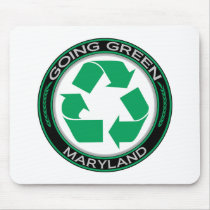 Going Green Recycle Maryland Mouse Mats