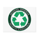 Going Green Recycle North Carolina Post Cards