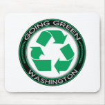 Going Green Recycle Washington Mouse Mat