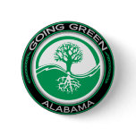Going Green Tree Alabama Buttons