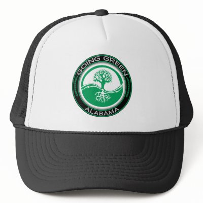 Going Green Tree Alabama Mesh Hat by goinggreentree