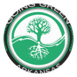 Going Green Tree Arkansas Stickers