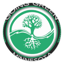 Going Green Tree Minnesota Sticker
