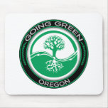 Going Green Tree Oregon Mouse Mat