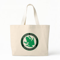 Going Green Washington Frog Tote Bag