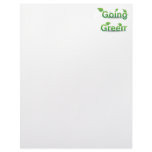 Going Green with Leaves Letterhead