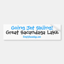 Going Jet Skiing Sacandaga Bumper Sticker