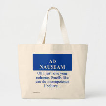 Going on Ad Nauseam (3) Canvas Bags