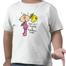 Going To Grandma's House Baby (Pink) Tshirt